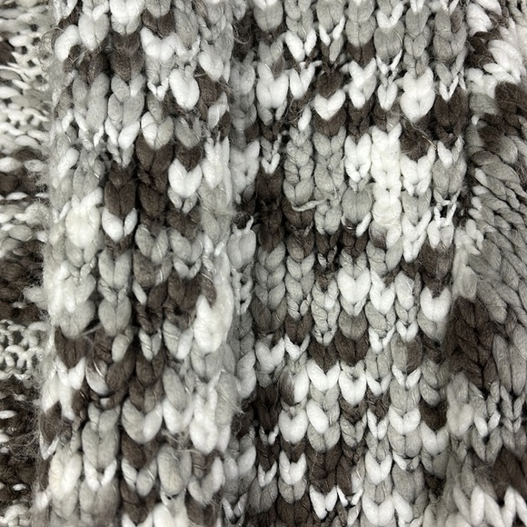 Cynthia Rowley open face chunky cozy knit cardigan w/pockets - Picture 4 of 9